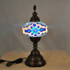 Turkish Mosaic Table Lamp -  9"x22" - MB4 - Turquoise