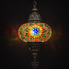 Turkish Mosaic Lantern Hanging Single Chain B3S - 6"x24" - B3S