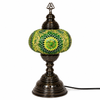 Turkish Mosaic Table Lamp -  9"x22" - MB4 - Green