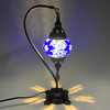 Turkish Mosaic Camel Neck Lamp - 8.5"x16.25" - DB1 - 1 Count Assorted Royal Blue Hue