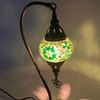Turkish Mosaic Camel Neck Lamp - 8.5"x16.25" - DB1 - 1 Count Assorted Green Hue