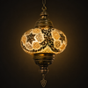 Turkish Mosaic Lantern Hanging Single Chain B4S - 9"x28" - B4S