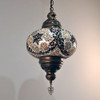 Turkish Mosaic Lantern Hanging Single Chain B4S - 9"x28" - B4S