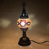 Turkish Mosaic Table Lamp - 4''x11.5" - MB1 - 1 Count Assorted Purple and Pink Hue