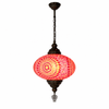 Turkish Mosaic Lantern Hanging Single Chain B5S - 14.5"x33" - B5S