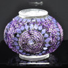 Turkish Mosaic Lamp Shade - B2 - Purple - Style 1