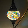 Turkish Mosaic Camel Neck Lamp - 8.5"x16.25" - DB1 - 1 Count Assorted Rainbow Hue Turkish Mosaic Camel Neck Lamp - 8.5"x16.25" - DB1 - 1 Count Assorted Rainbow Hue