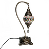 Turkish Mosaic Camel Neck Lamp - 8.5"x16.25" - DB1 - 1 Count Assorted Rainbow Hue Turkish Mosaic Camel Neck Lamp - 8.5"x16.25" - DB1 - 1 Count Assorted Rainbow Hue