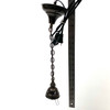 Turkish Mosaic Lantern Hanging Single Chain - 5"x23.5" - B2S - Green Turkish Mosaic Lantern Hanging Single Chain - 5"x23.5" - B2S - Green