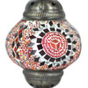 Turkish Mosaic Lamp Shade - B2 - Red - Style 2