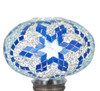 Turkish Mosaic Lamp Shade - B3 - Royal Blue - Style 1