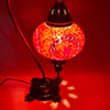 Turkish Mosaic Camel Neck Lamp  - 9"x16.25" - DB3 - Red