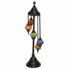 Turkish Mosaic Table Lamp - 5 Bulbs - 12"x42"
