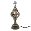 Turkish Mosaic Table Lamp - 4''x11.5" - MB1 - 1 Count Assorted Amber Hue