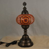 Turkish Mosaic Table Lamp -  9"x22" - MB4 - Orange