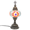 Turkish Mosaic Table Lamp - 6"x14.5" - MB3 Rainbow