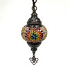 Turkish Mosaic Lantern Hanging Single Chain - 4"x23" -  B1S Turkish Mosaic Lantern Hanging Single Chain - 4"x23" -  B1S