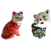 Large Nimet Porcelain Cat (Assorted Colors & Poses)