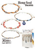Hemp Seed Bracelets, Assort Hemp Seed Bracelets, Assort