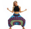 Blue & Purple Mandala Lantern Harem Pants (One Size) YCL-049