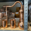 Small Expandable Alembic Whiskey Still - Half Liter Copper Distillery .5 Liter / 2 Cup Small Expandable Alembic Whiskey Still - Half Liter Copper Distillery .5 Liter / 2 Cup