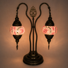 Turkish Mosaic Camel Neck Lamp - 7"x10x17" - DB1-DT-Rainbow