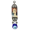Roman Catholic Mother and Child Icon Evil Eye Wall Tapestry 9" EET40022