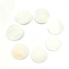 Seven Sacred Selenite Cleansing Discs 2.50" to 2.75" (7 Piece Set)
