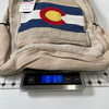 All Hemp with Colorado Flag Backpack 13" x 17"