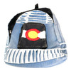 Bohemian Colorado Flag Cotton Backpack 15" x 15" Bohemian Colorado Flag Cotton Backpack 15" x 15"