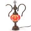 Turkish Mosaic Genie Bottle Table Lamp B1 14"x10"x6" Orange - GENIB2