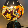 Turkish Mosaic Genie Bottle Table Lamp B1 12"x9"x5" Amber - GENIB1