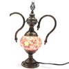 Turkish Mosaic Genie Bottle Table Lamp B1 12"x9"x5" Pink - GENIB1