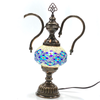 Turkish Mosaic Genie Bottle Table Lamp B1 14"x10"x6" Turquoise - GENIB2 Turkish Mosaic Genie Bottle Table Lamp B1 14"x10"x6" Turquoise - GENIB2