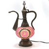 Turkish Mosaic Genie Bottle Table Lamp B1 14"x10"x6" Purple - GENIB3 Turkish Mosaic Genie Bottle Table Lamp B1 14"x10"x6" Purple - GENIB3