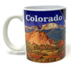 Aspen Maroon Bells and Garden of the Gods Colorado Flag Coffee Mug Aspen Maroon Bells and Garden of the Gods Colorado Flag Coffee Mug
