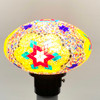 Outdoor Mosaic Garden Gazing Lamp With Pole Stand Outdoor Mosaic Garden Gazing Lamp With Pole Stand