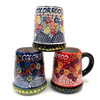 Fireworks Over Colorado Ceramic Beer Stein Assorted Colors 5.25" 1 Count