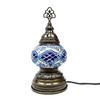 Turkish Mosaic Short and Squat Table Lamp Night Light - MB1 Squat Assorted Colors