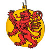 Scottish Lion Printed Cedar Ornament 3" USA Scottish Lion Printed Cedar Ornament 3" USA