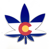 Colorado Weed Leaf Flag Printed Flexible Magnet Colorado Made 4"x4" Colorado Weed Leaf Flag Printed Flexible Magnet Colorado Made 4"x4"