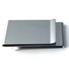 Matte Silver Double Sided Thick and Solid Stainless Steel Money Clip with Tin Gift Box