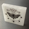 Sacred Lunar Cycle Moth Cleansing Selenite Charging Square 4.5" x4.5"