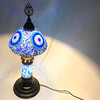 Double Shade Nightstand Table Lamp Turkish Mosaic Lamp Night S1 - Assorted Colors