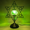 Star of David Mosaic Turkish Ironwork Lamp MB1