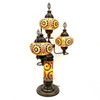 King Size Double Glass Night Lamp Turkish Mosaic 4' King Size Double Glass Night Lamp Turkish Mosaic 4'