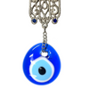 Hand Lucky Filigree Colorful Evil Eye Wall Hanger 9"