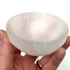 Small Selenite Bowl Dish 3" +- Hand Made Morocco