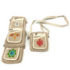 100% Hemp Passport Bag with Strap Assorted Designs 1 Count