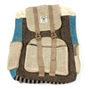 Large Strapping Hemp Backpack with Utility Straps 1 Count